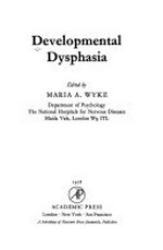 Developmental dysphasia