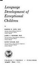 Language development of exceptional children