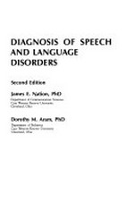 Diagnosis of speech and language disorders