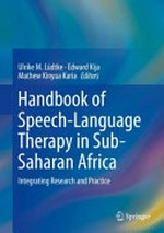 Handbook of speech-language therapy in Sub-Saharan Africa: integrating research and practice