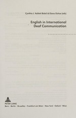 English in international deaf communication