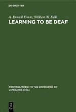 Learning to be deaf