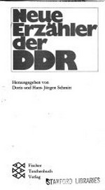 Neue Erzähler der DDR