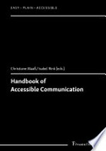 Handbook of Accessible Communication