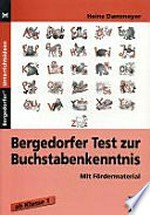 Bergedorfer Test zur Buchstabenkenntnis: mit Fördermaterial