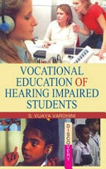 Vocational education of hearing impaired students