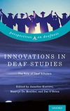 Innovations in deaf studies: the role of deaf scholars