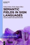 Semantic fields in sign languages: colour, kinship and quantification