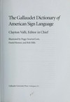 The Gallaudet dictionary of American Sign Language
